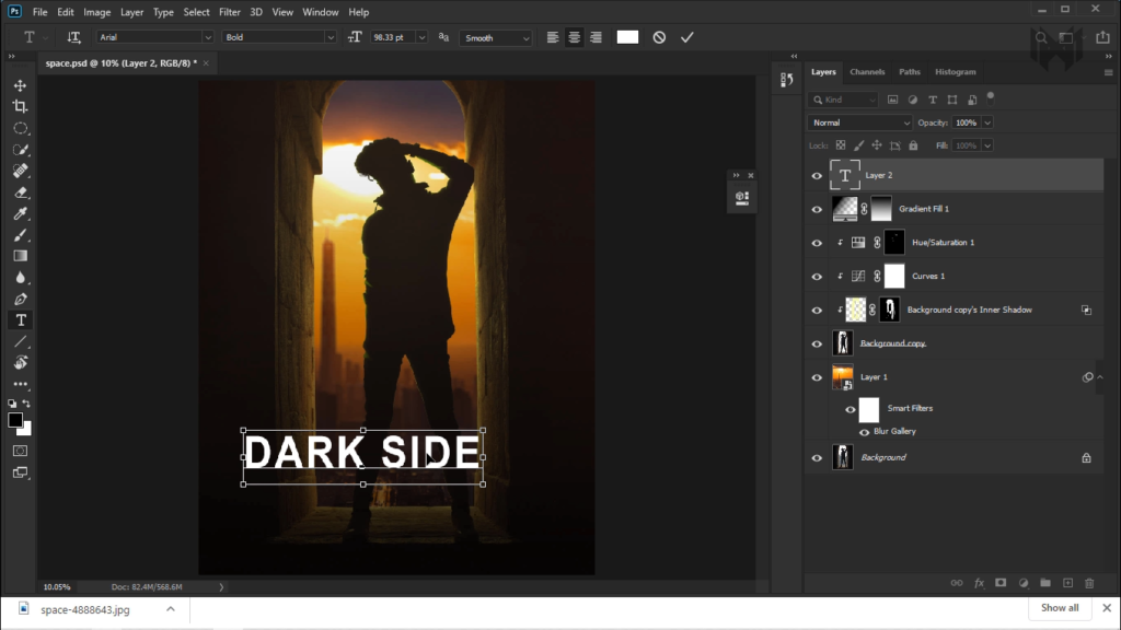 Dark Side Concept in photoshop | Manipulation Dark Side