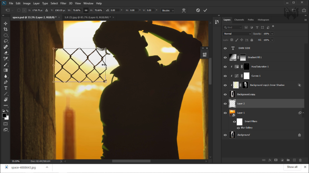 Dark Side Concept in photoshop | Manipulation Dark Side