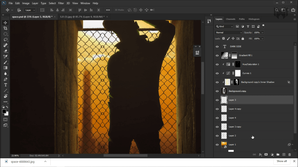 Dark Side Concept in photoshop | Manipulation Dark Side