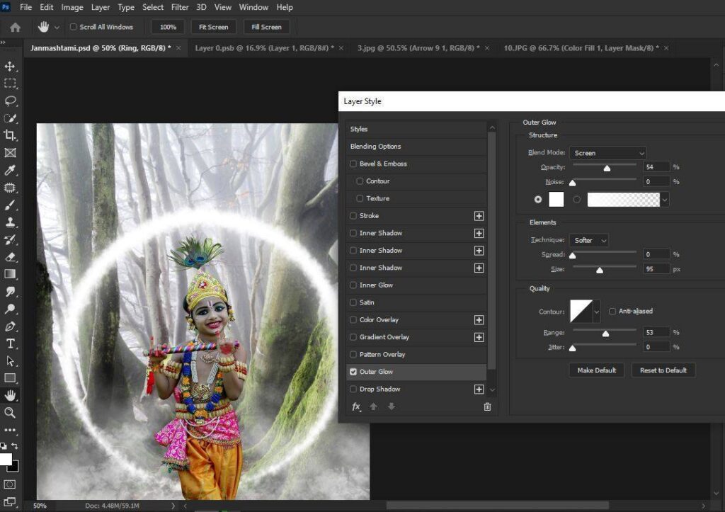 janmashtami photo manipulation