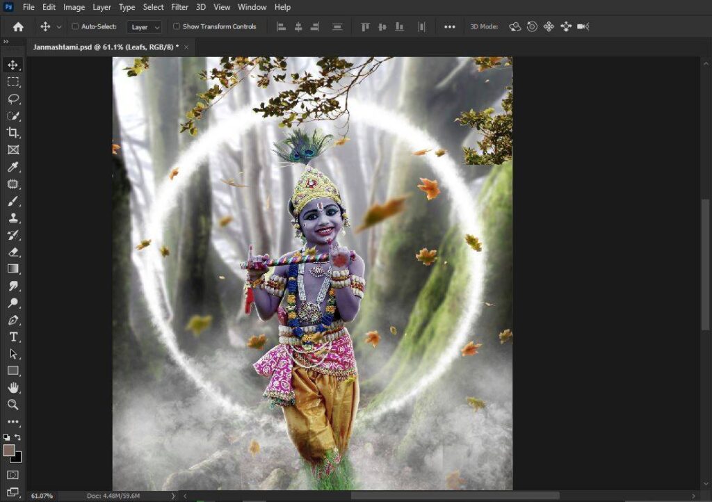 janmashtami photo manipulation