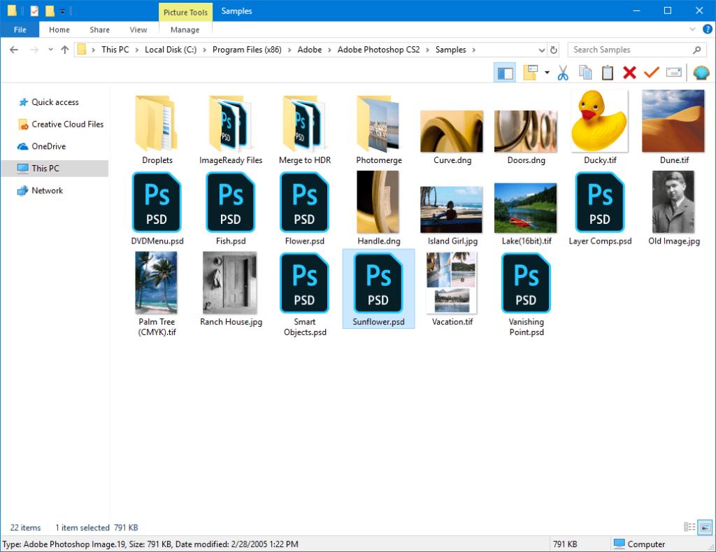 View PSD Files In Windows File Explorer