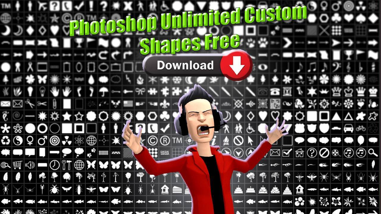 photoshop shapes free download 2021