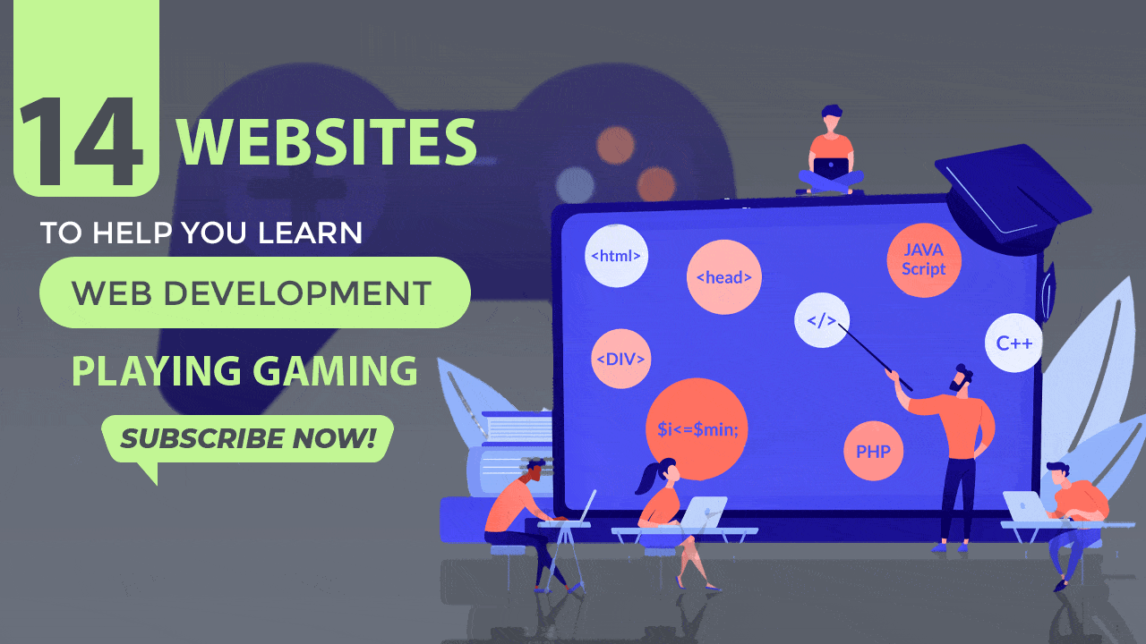 14 Gaming websites to Help You Learn Web Development