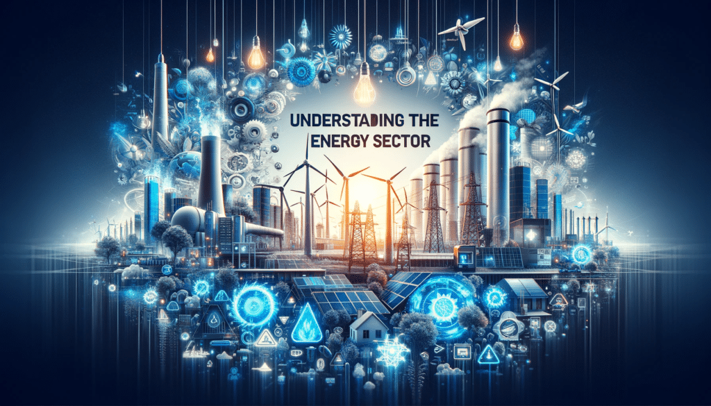 DALL·E 2023 11 15 19.49.29 Create a hyper realistic thumbnail image in 8k resolution focusing on energy companies. The image should depict a modern and dynamic energy sector f