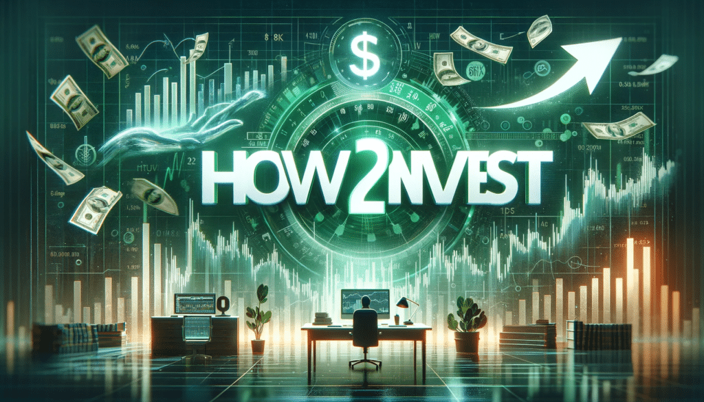 DALL·E 2023 11 22 13.31.43 Create a hyper realistic thumbnail image in 8k resolution for the theme of stock investment focusing on the How2Invest tool. The central focus shou
