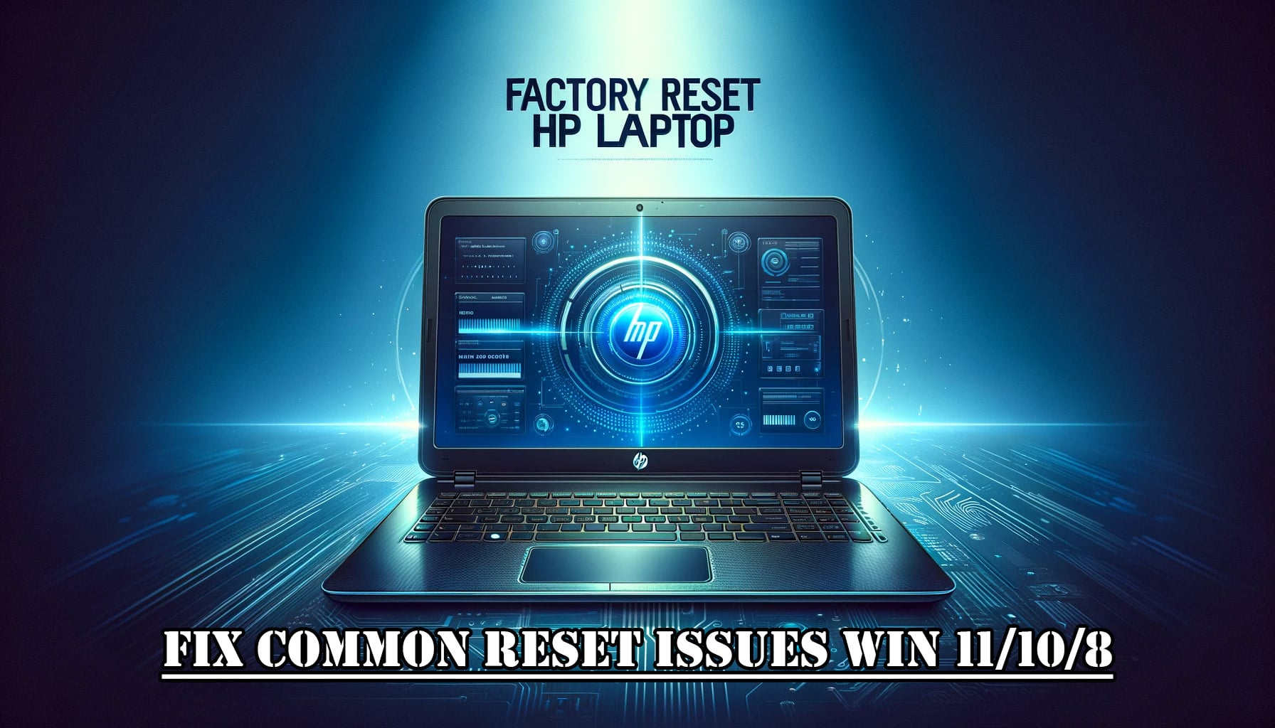 factory reset hp laptop