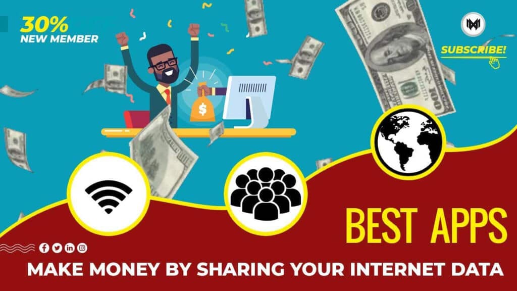 Best apps to make money by sharing your internet data connection