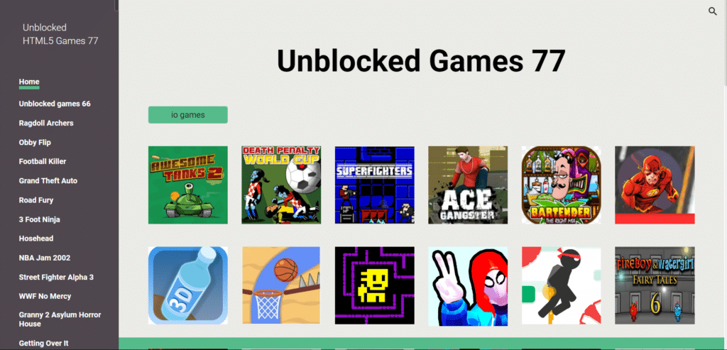 Unblocked Games 77 