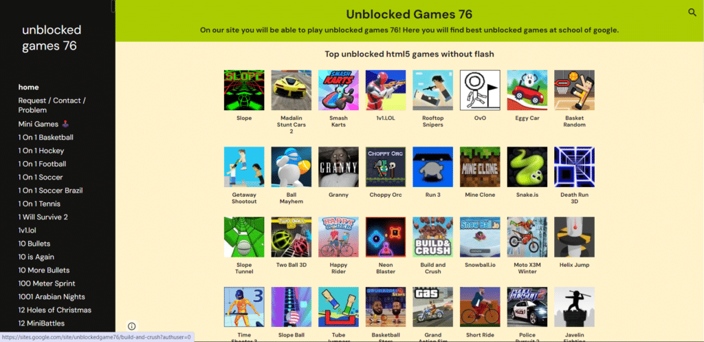 Unblocked Games 76

