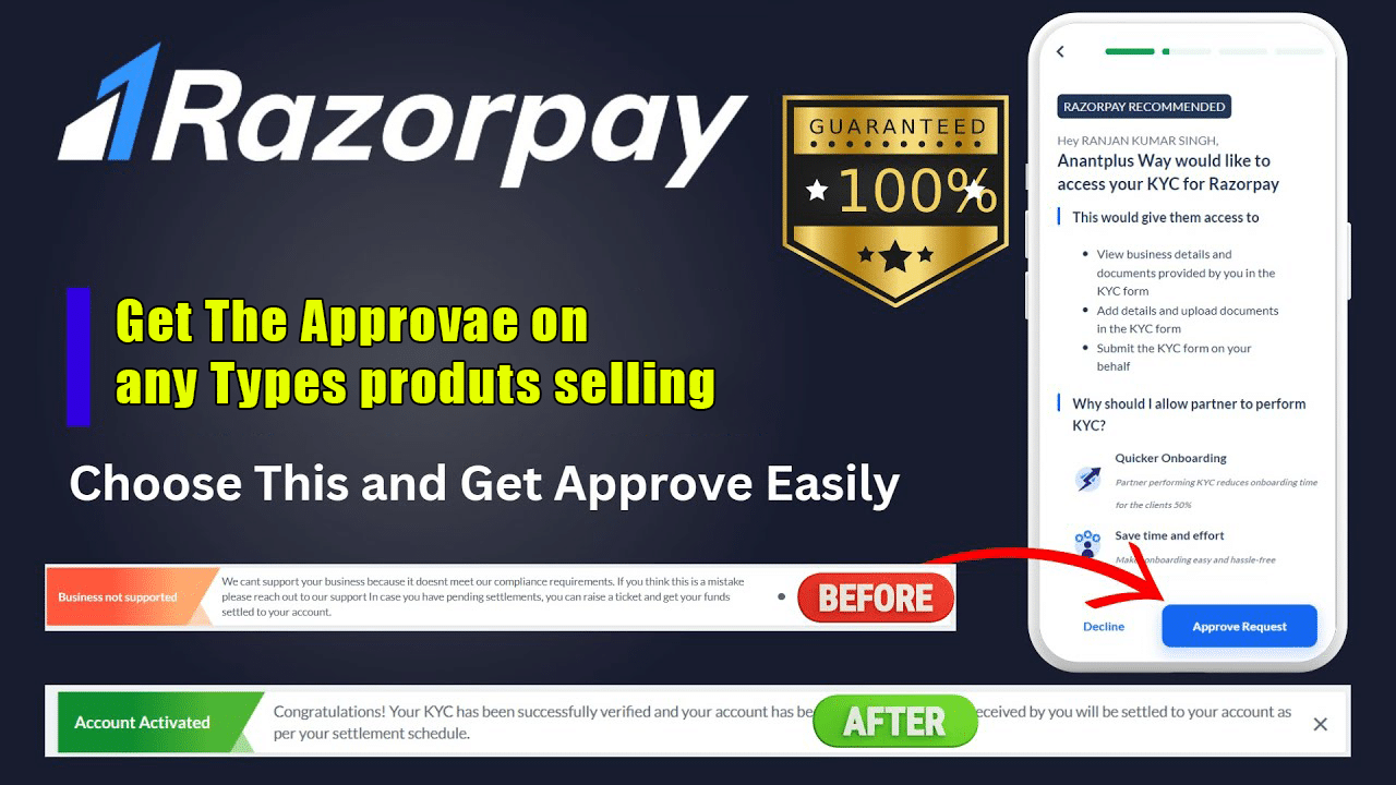 Razorpay Account Activation