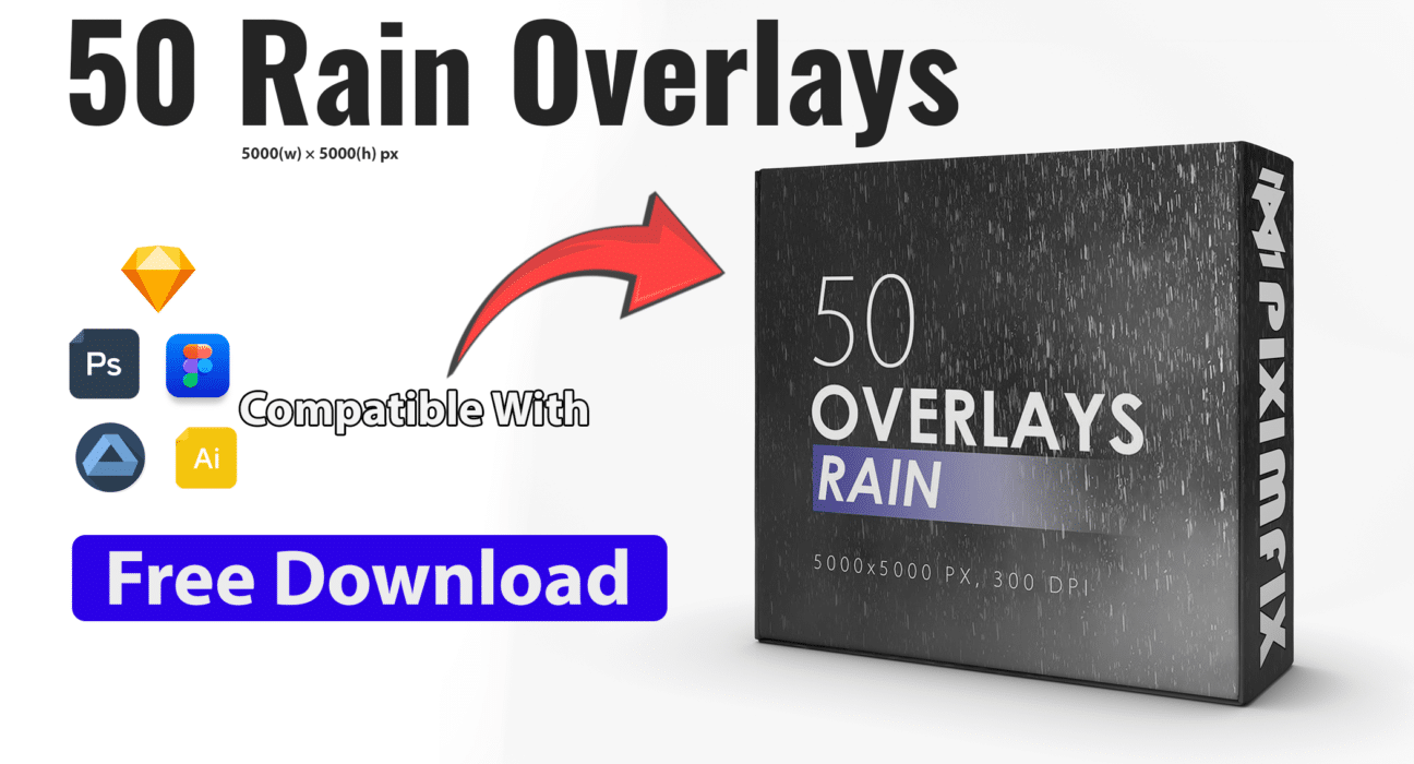 50 Rain Overlays