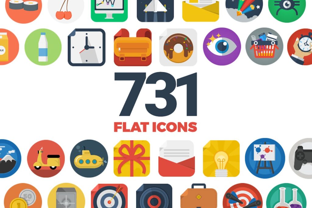 Flat Icons - ACSYN7