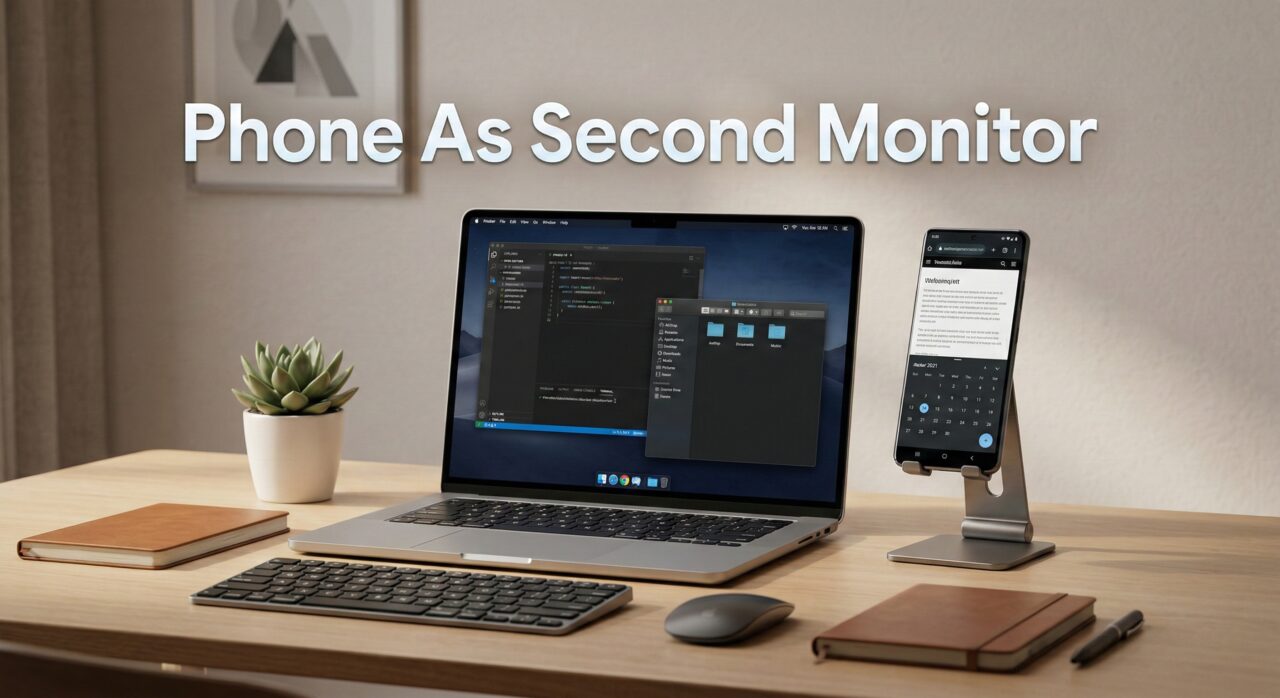 How to use your Phone as Second Monitor