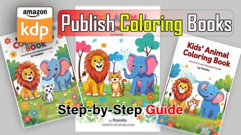 How To Publish Coloring Books For Amazon KDP