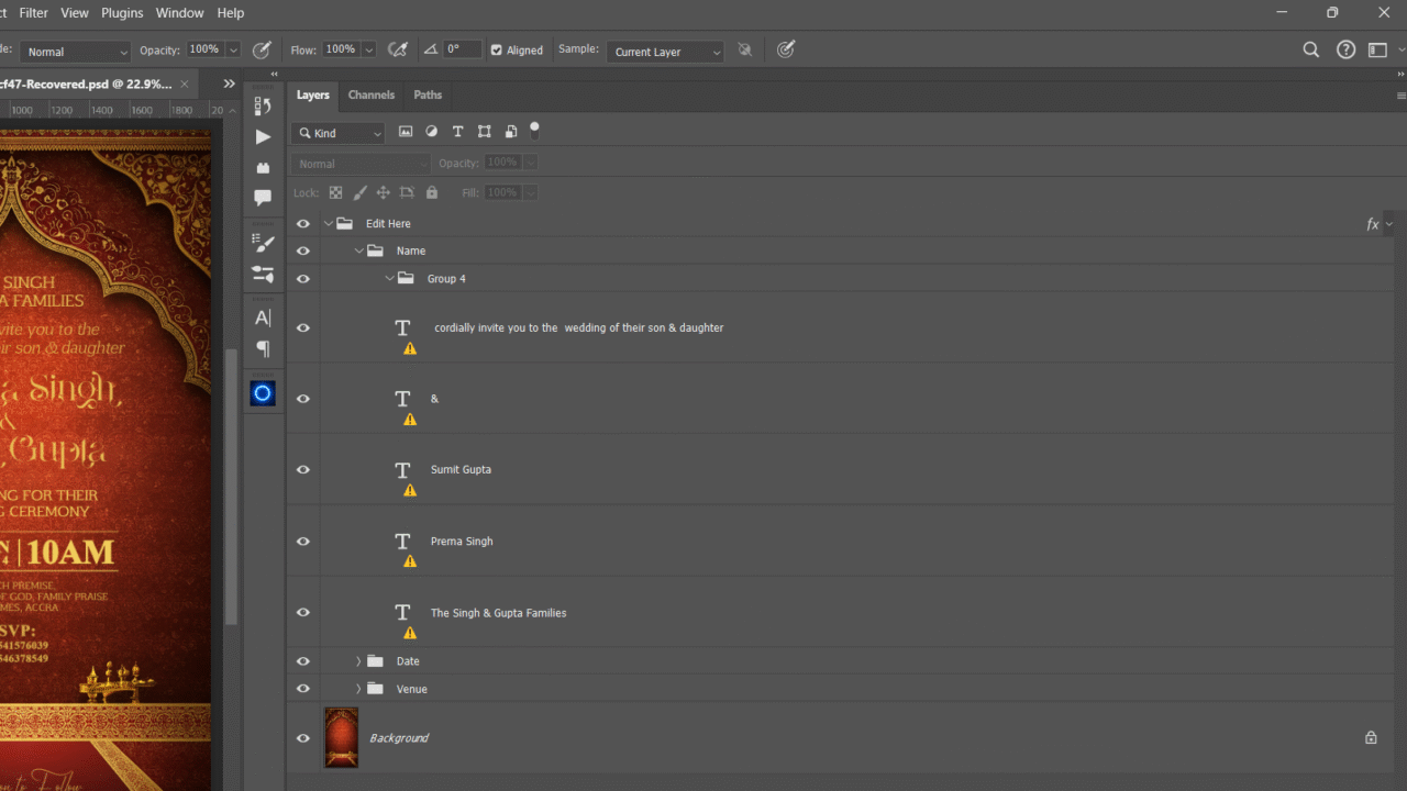 Indian Wedding Invitation