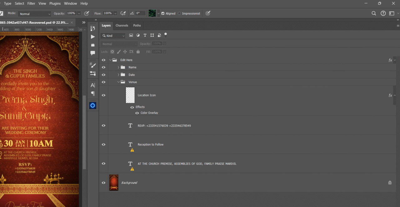 Indian Wedding Invitation