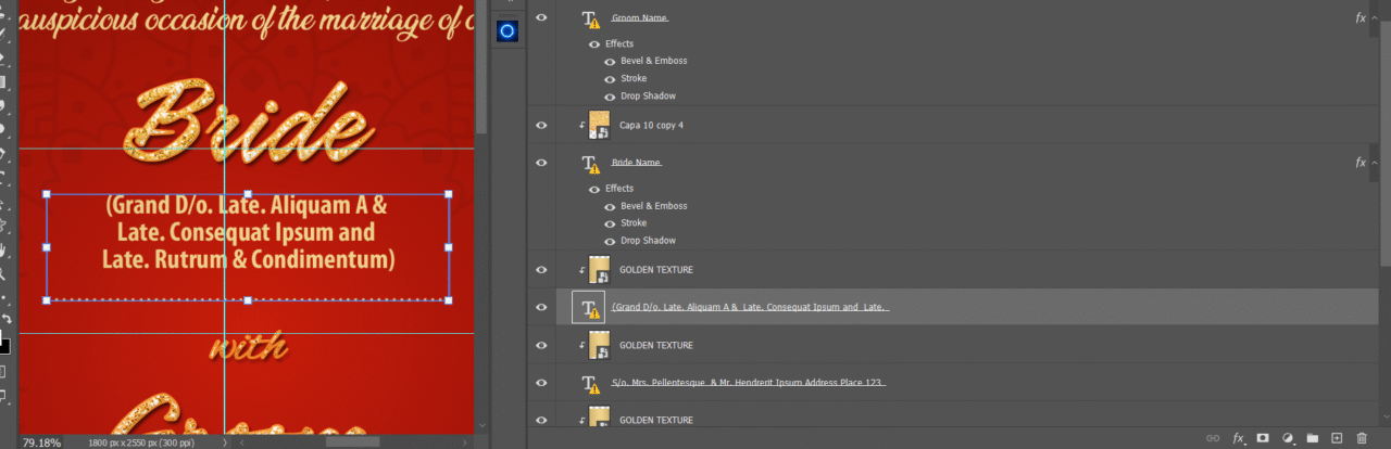 indian wedding invitation