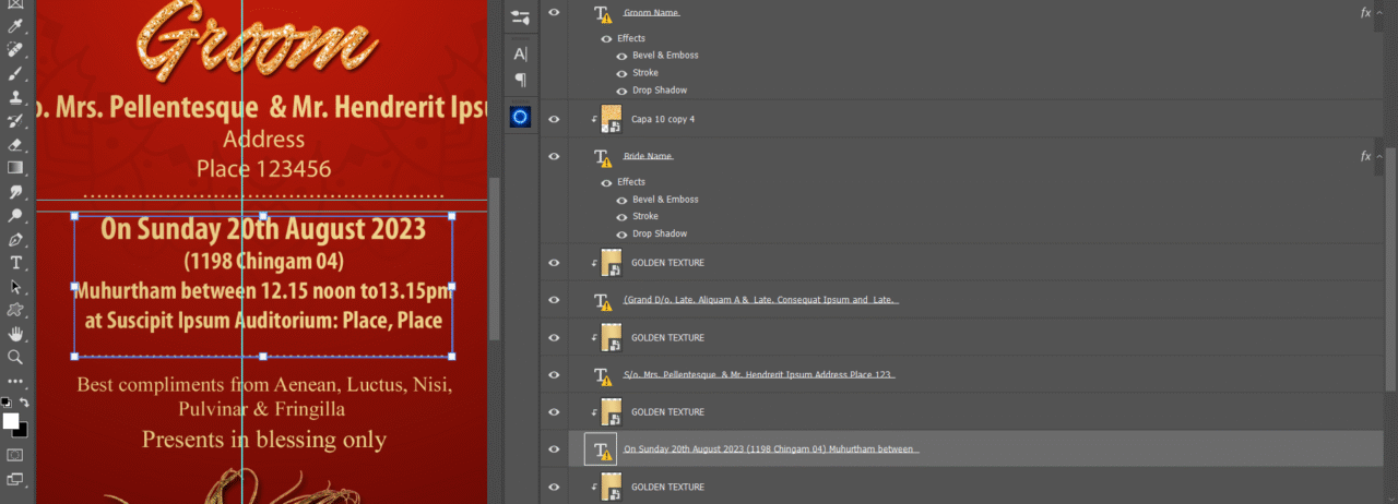 indian wedding invitation