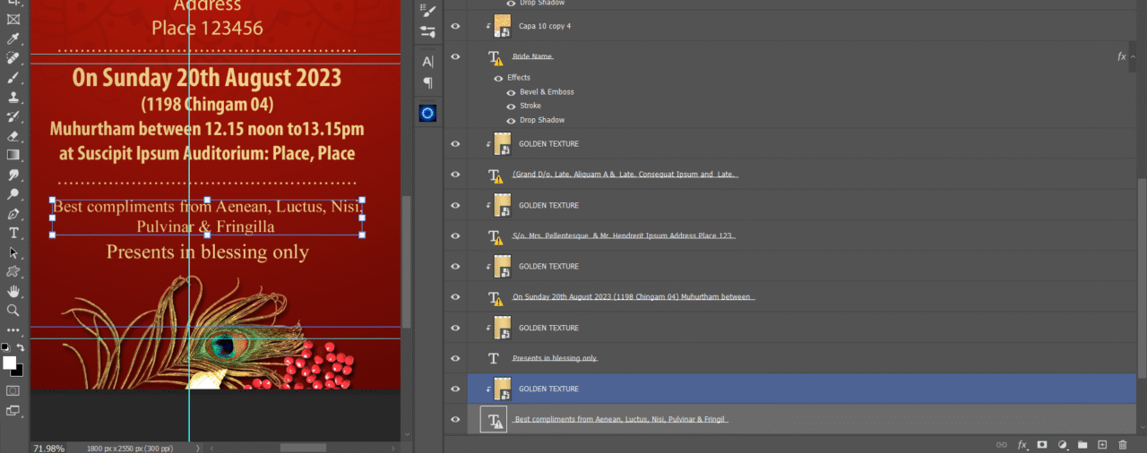 indian wedding invitation